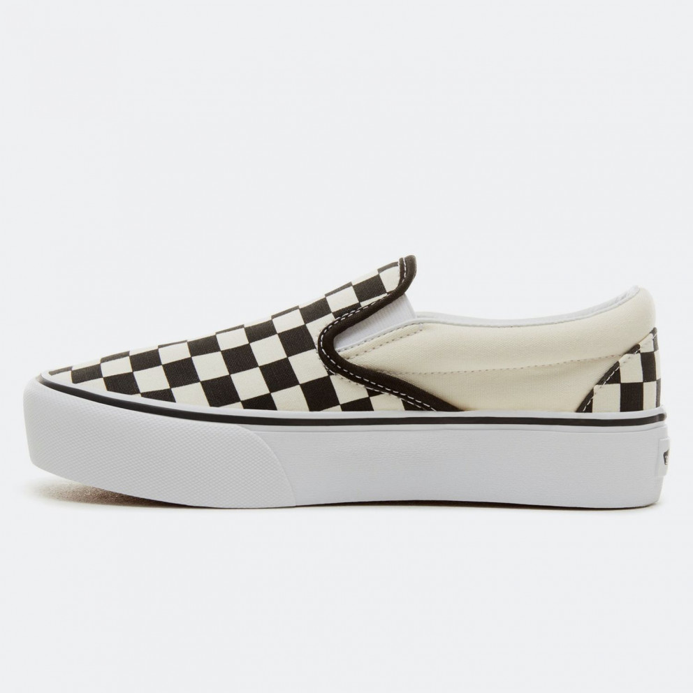 Vans Checkerboard Classic Slip-On Women's  Platform Shoes