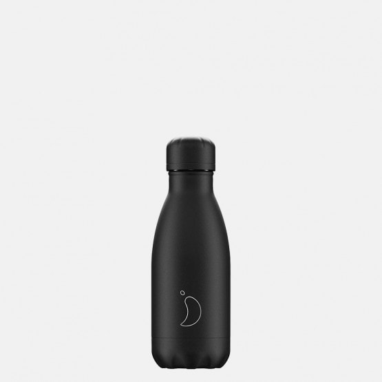 Chilly's All Black Original Μπουκάλι Θερμός 260ml