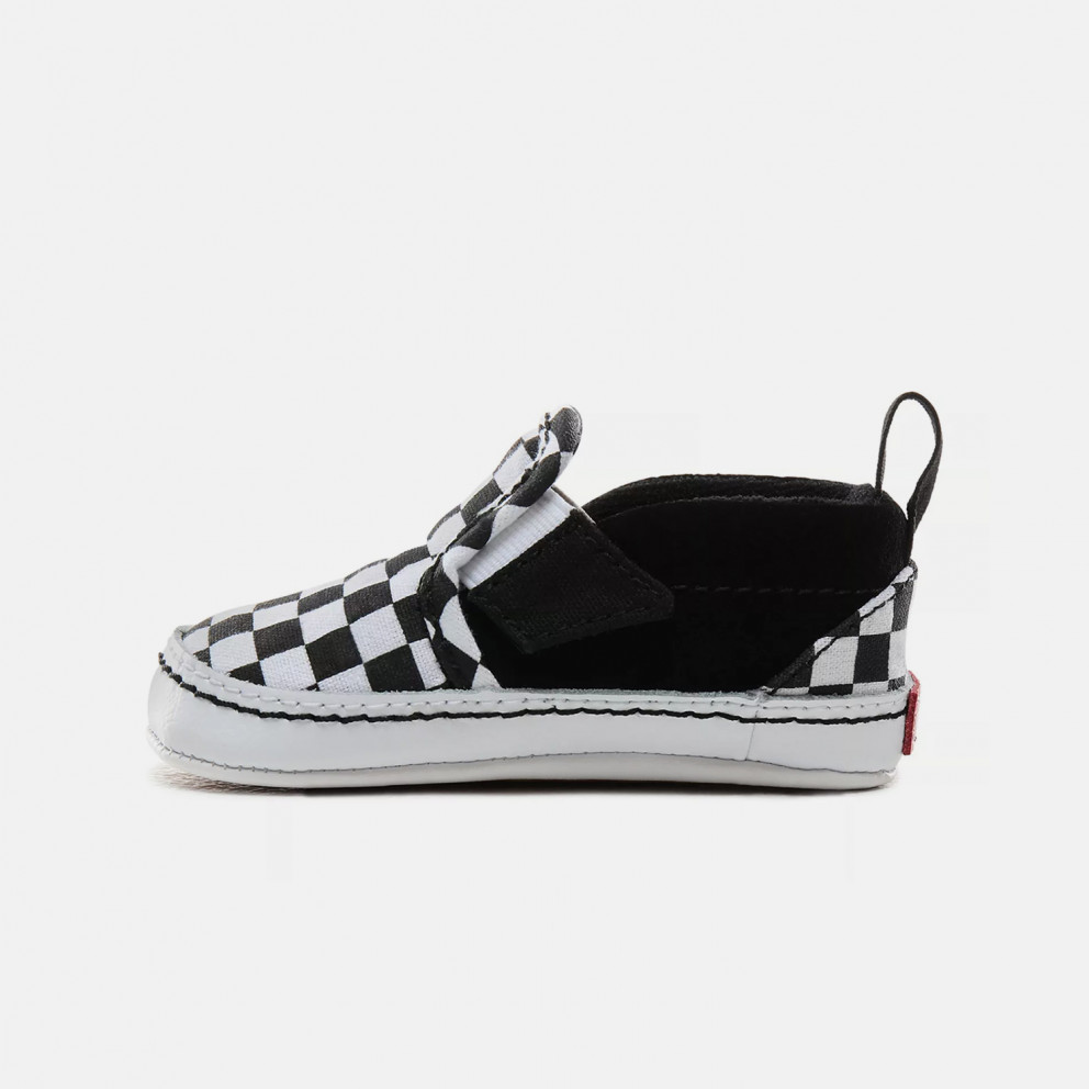 Vans Slip-On V Crib (Checker) Βρεφικά Παπούτσια