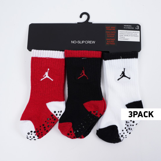 Jordan Speckle Infant/Toddler Crew 3Pk Kids' Socks