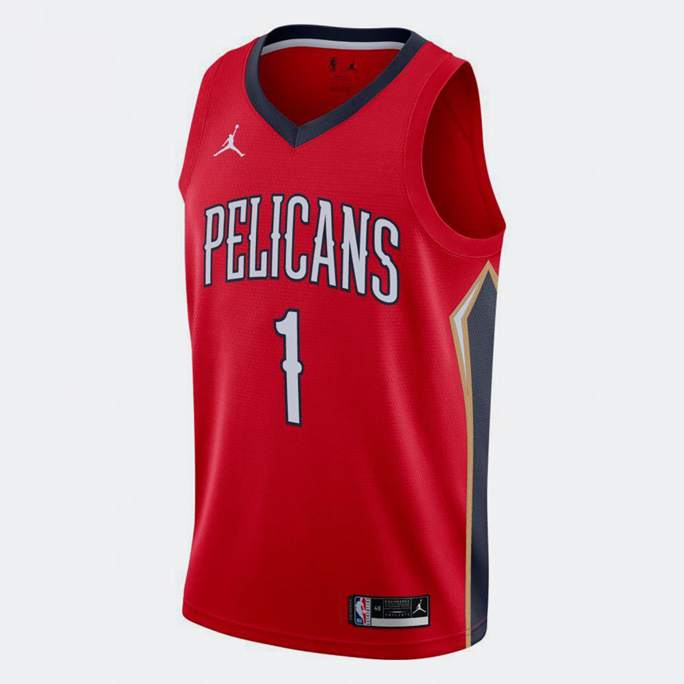 Jordan NBA Zion Williamson New Orleans Pelicans Statement Edition Men's Jersey