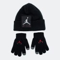 Jordan Offset Patch Beanie Set Kids'