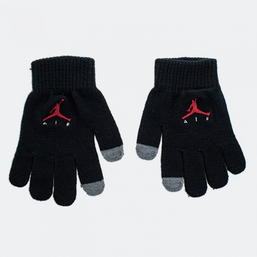 Jordan Offset Patch Beanie Set Kids'