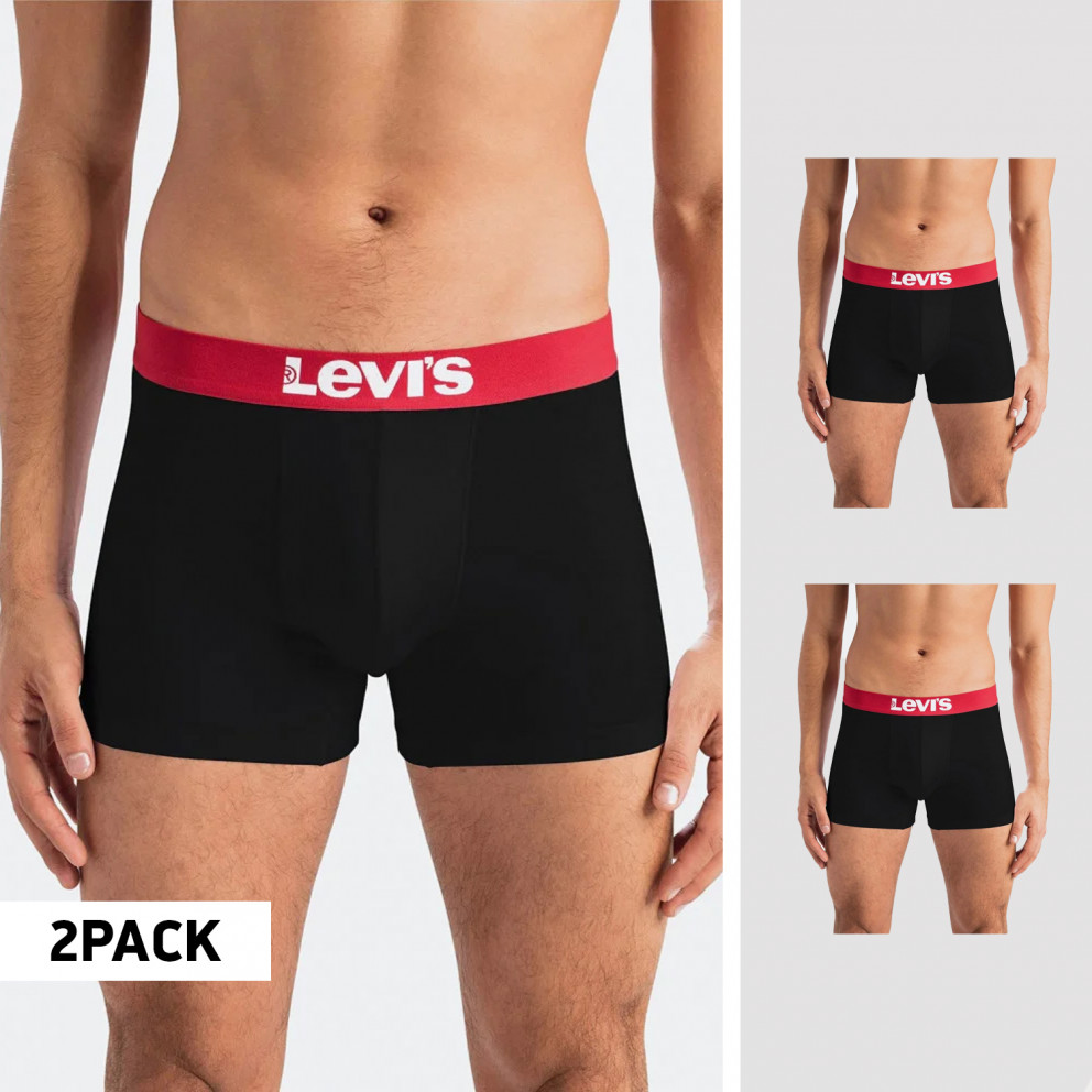 Levi's Solid Basic 2-Pack Men's Trunks
