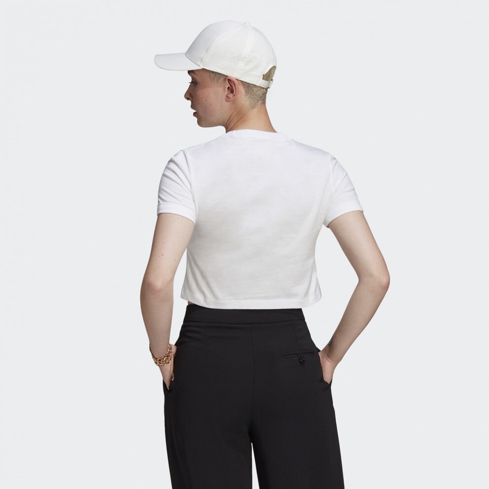 adidas Originals Adicolor Classics Roll-Up Sleeve Crop Top Γυναικείο T-Shirt