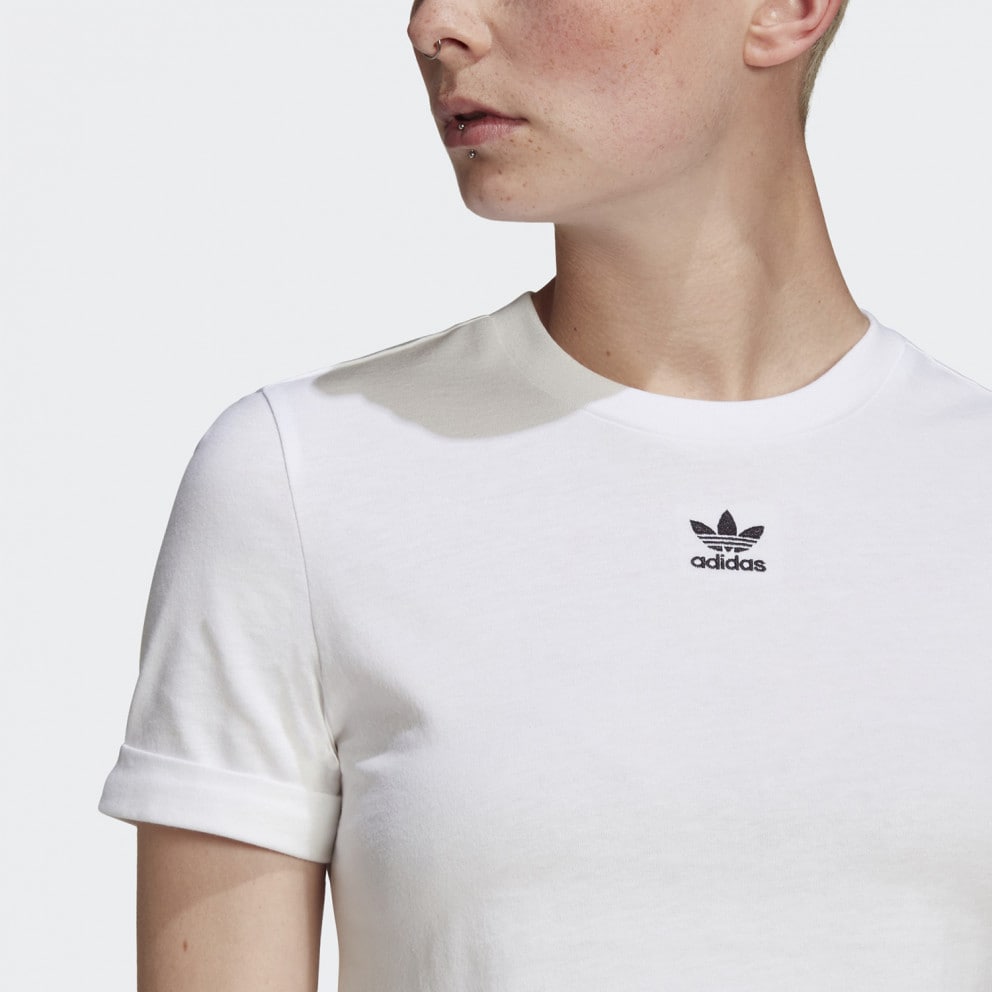 adidas Originals Adicolor Classics Roll-Up Sleeve Women's Crop Top