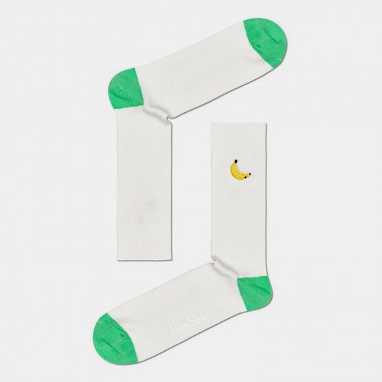 Happy Socks Embroidery Banana Unisex Κάλτσες