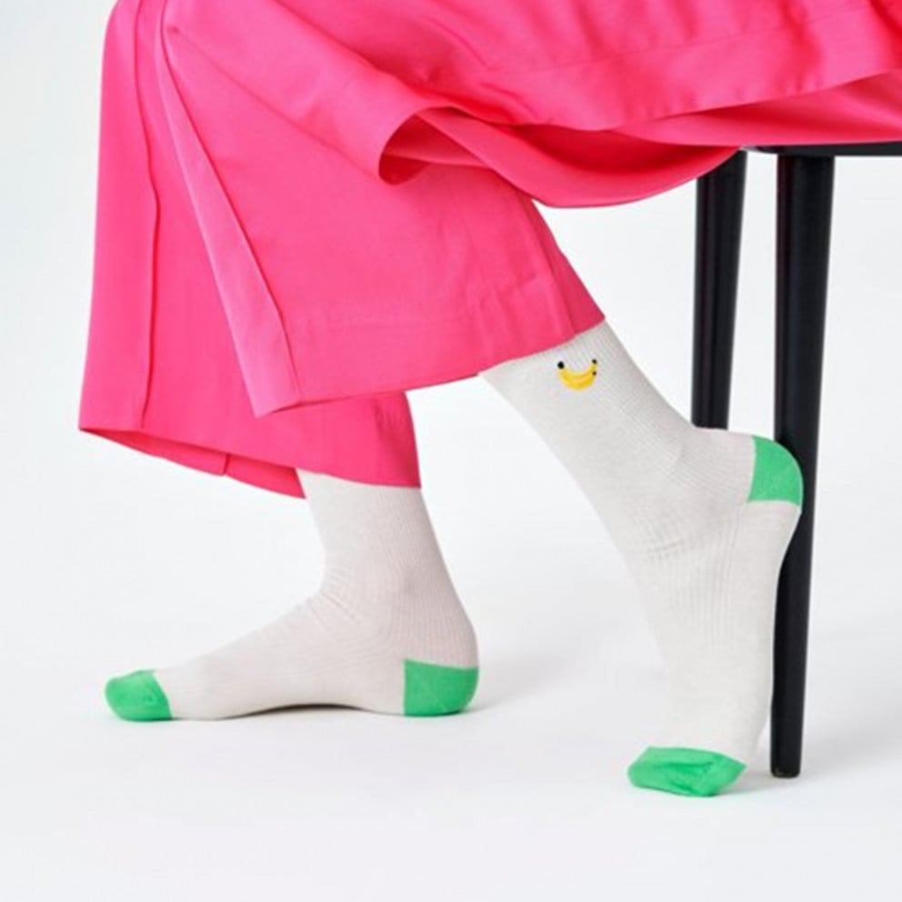 Happy Socks Embroidery Banana Unisex Κάλτσες