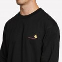 Carhartt WIP American Script Μπλούζα με Μακρύ Μανίκι