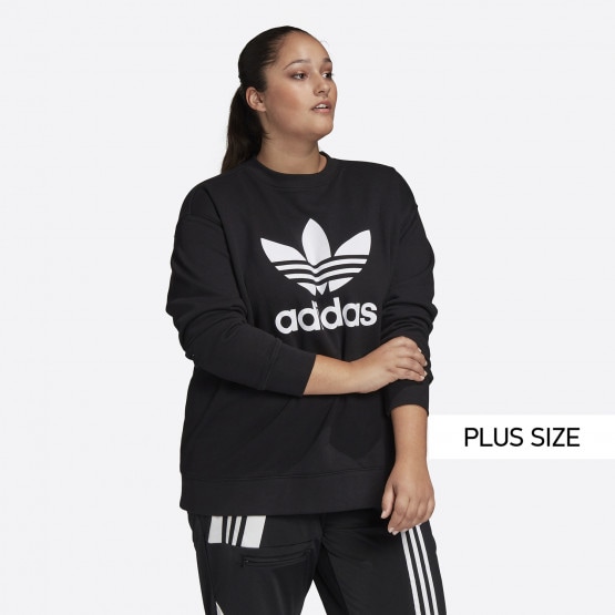 adidas Originals Trefoil Crew Γυναικείο Φούτερ Plus Size