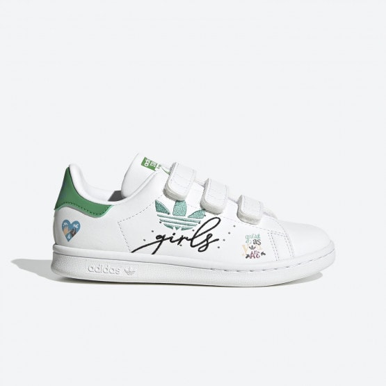 originals stan smith green and white trainers