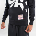 Mitchell & Ness Big Face 3.0 Philadelphia 76ers Ανδρική Μπλούζα με Κουκούλα