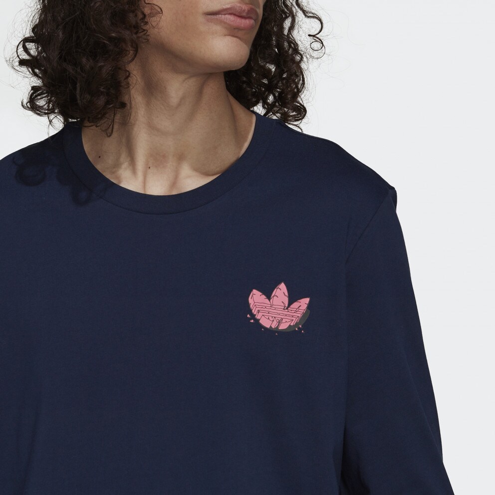 adidas Originals Funny Dino Ανδρική Μπλούζα Με Μακρύ Μανίκι