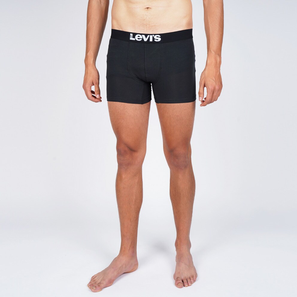 Levi's Men's Solid Basic 2-Pack Boxers