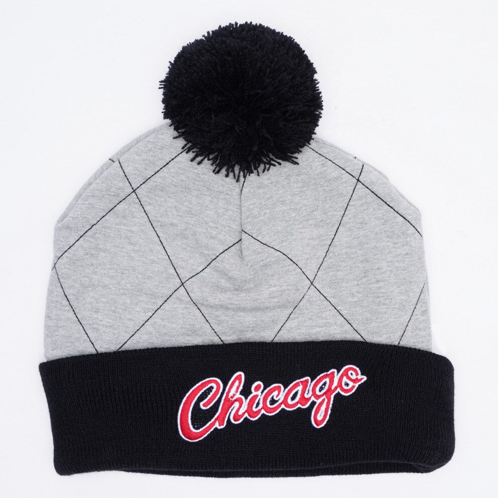 Mitchell & Ness Quilted Pom Beanie Chicago Bulls Ανδρικός Σκούφος