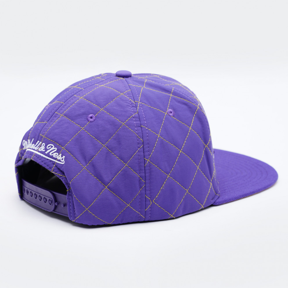 Mitchell & Ness NBA Los Angeles Lakers Quilted Taslan Snapback HWC Cap