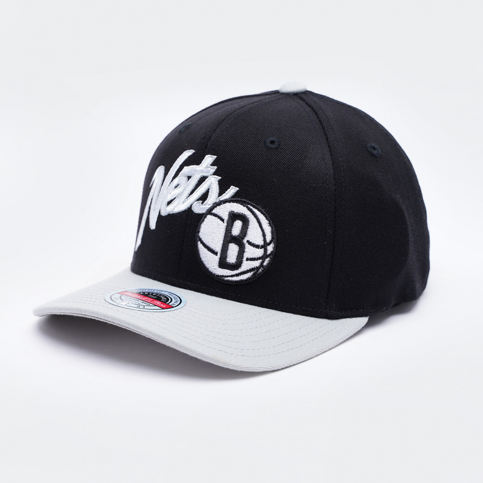 Mitchell & Ness Arched Script 2 Tone Snapback Brooklyn Nets Men's Cap