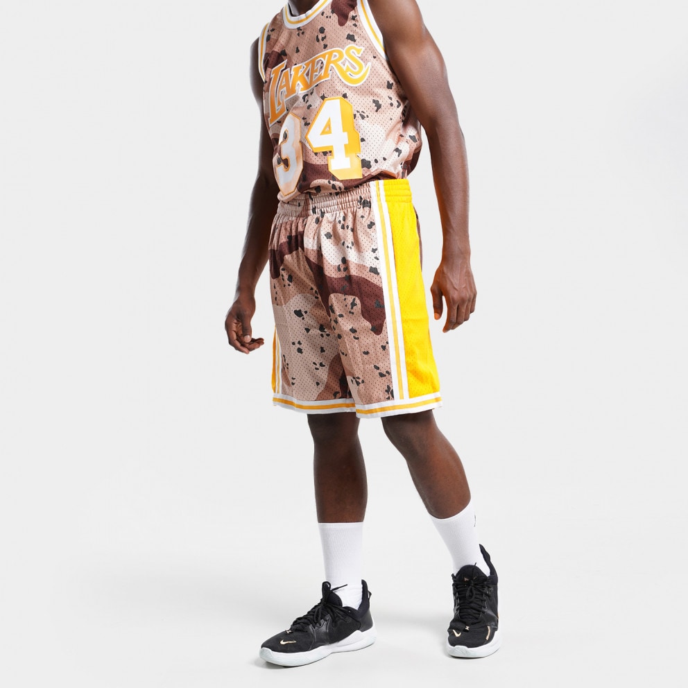 Mitchell & Ness NBA Los Angeles Lakers Camo Reflective Swingman Shorts