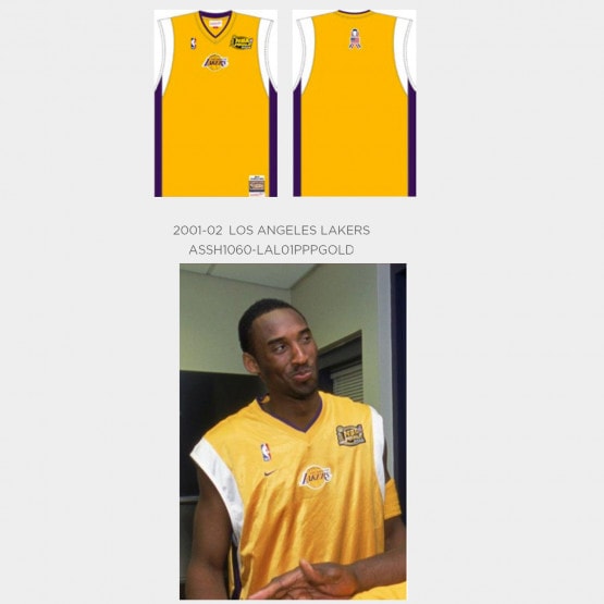 Los Angeles Lakers Mitchell & Ness Authentic Shooting Shirt - Mens