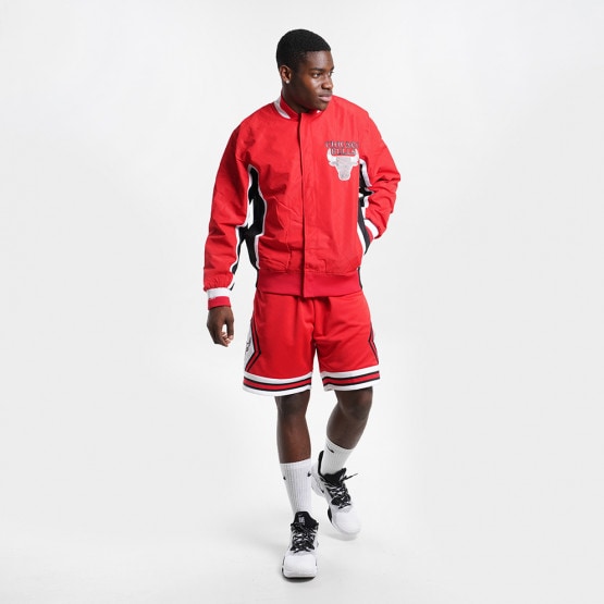 Chicago Bulls Mitchell & Ness 75th Anniversary Warm Up Jacket - Mens