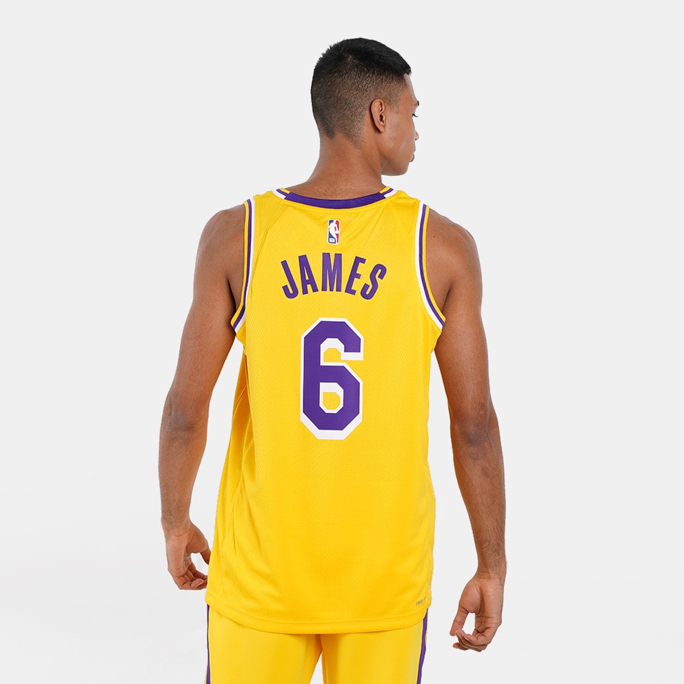 Nike NBA LeBron James Los Angeles Lakers Icon Edition Ανδρική Φανέλα Μπάσκετ