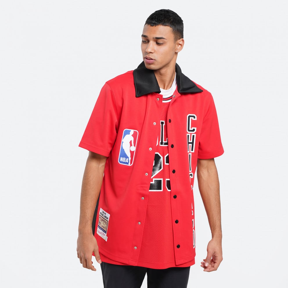 Mitchell & Ness Authentic Shooting Shirt Chicago Bulls Basketball Jersey
