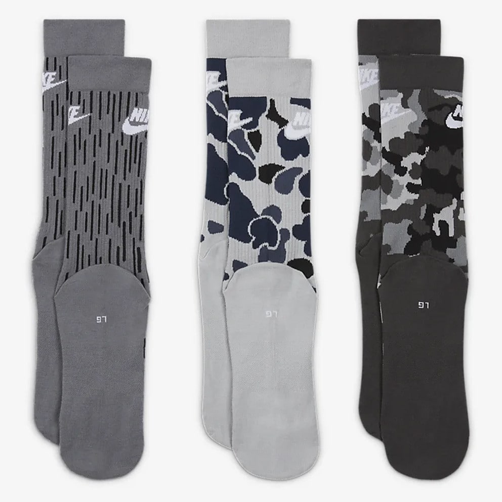 Nike Everyday Essential Crew 3-Pack Unisex Socks MULTI-COLOR DH3414-902