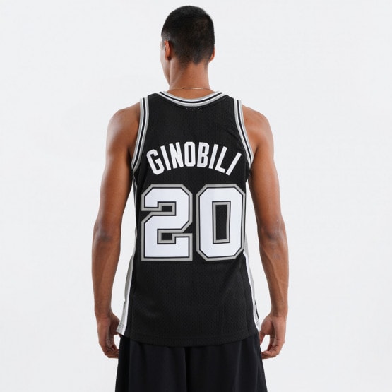 Mitchell and Ness swingman jersey San Antonio Spurs Manu Ginobili 200-03  black / white / silver