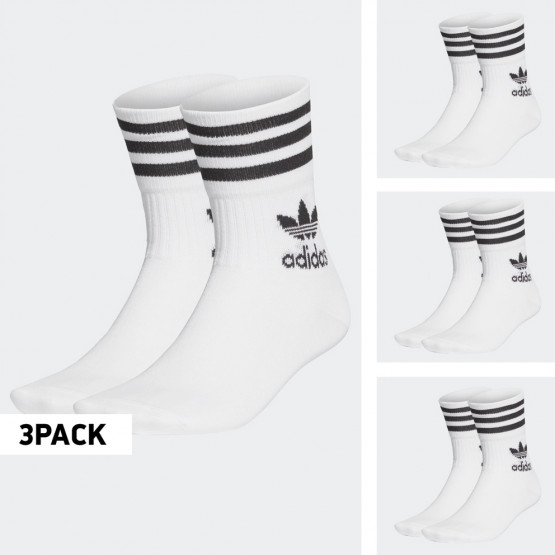 adidas Originals Mid Cut Unisex Socks 3-Pack