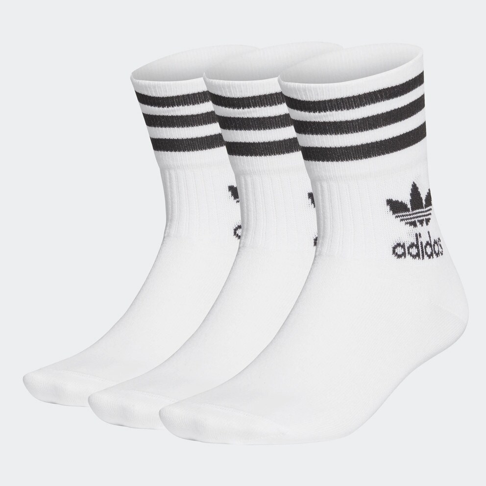 adidas Originals Mid Cut Unisex Socks 3-Pack