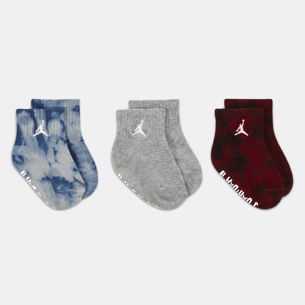 Jordan Tie-Dye Gripper 3-Pack Infant Socks