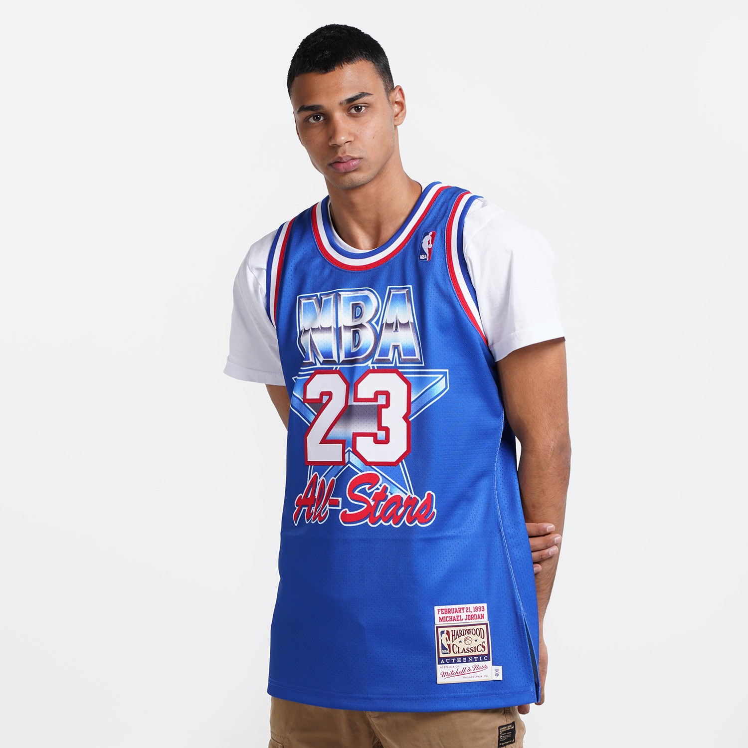 Mitchell & Ness All Star East '93 Michael Jordan Authentic Jersey Shirt - Blue, Size M by Sneaker Politics