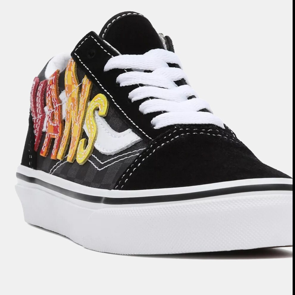 Vans Old Skool Flame Logo Kids' Shoes