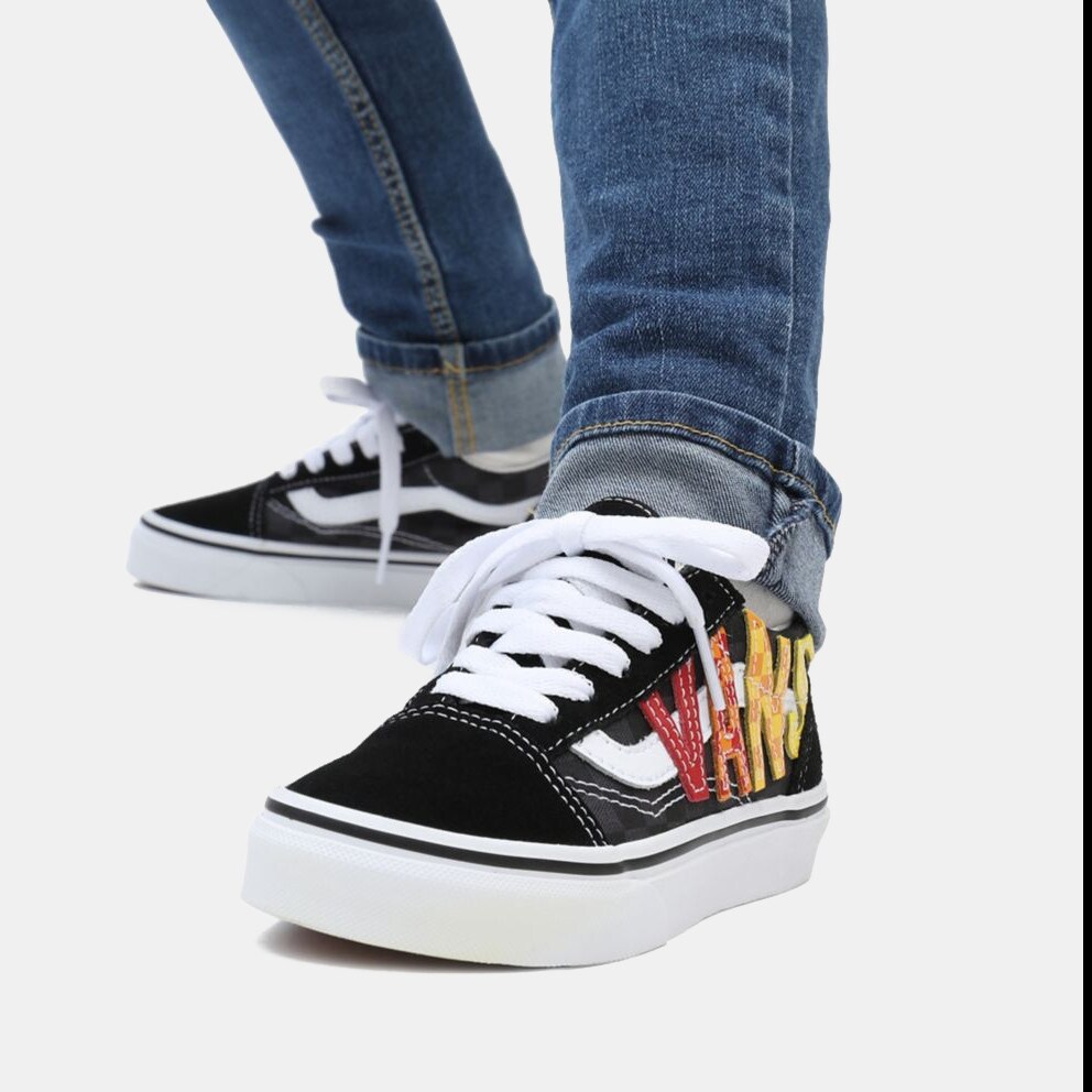 Vans Old Skool Flame Logo Kids' Shoes