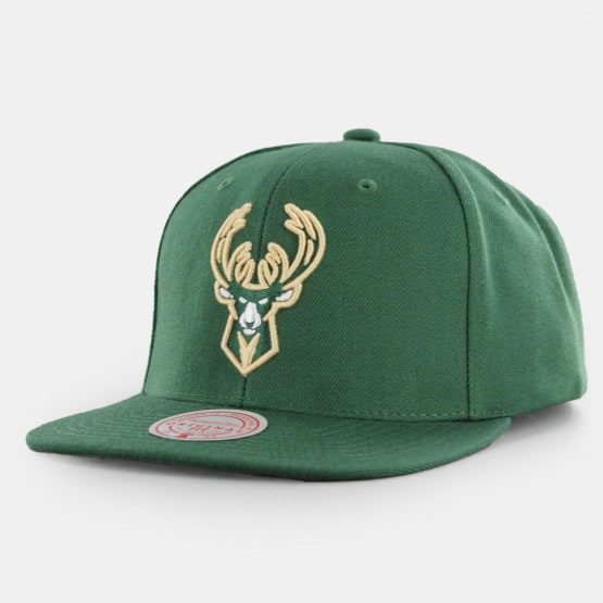 Mitchell & Ness Milwaukee Bucks Ground 2.0 HWC Snapback Unisex Cap