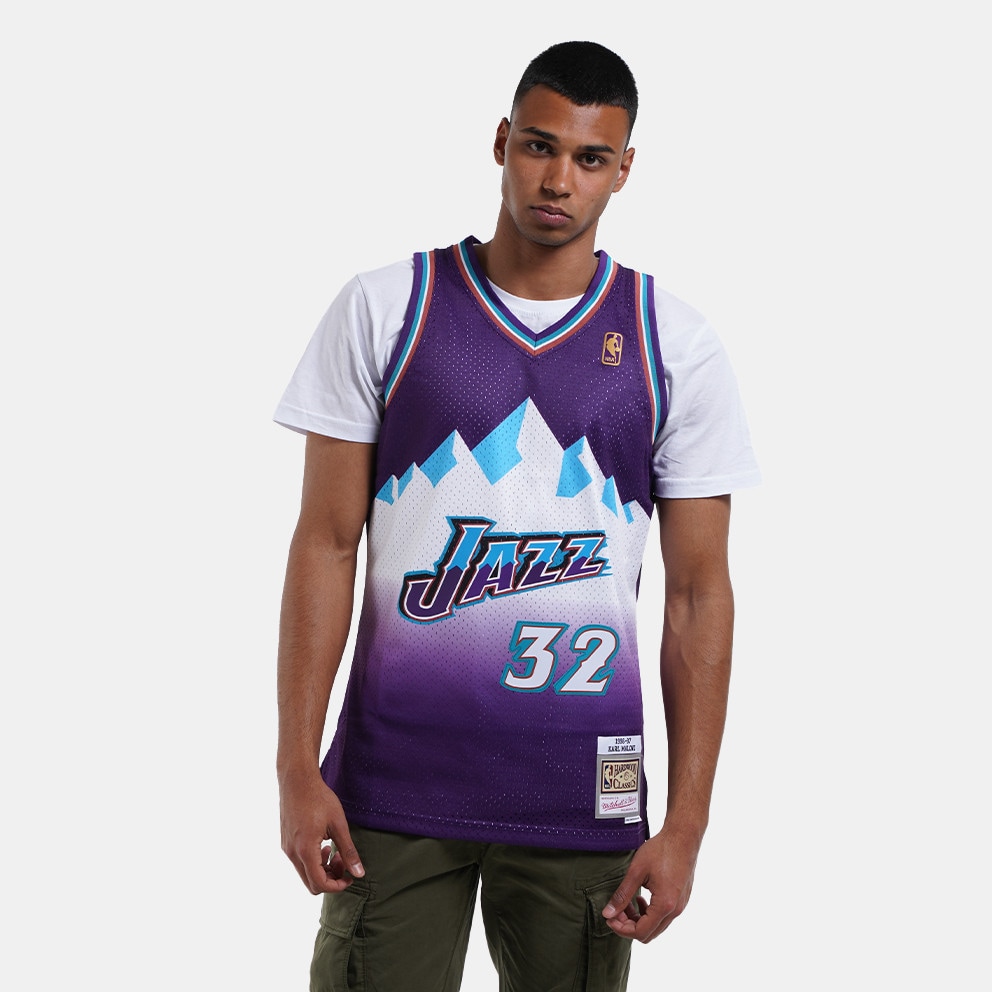 Shop Mitchell & Ness Utah Jazz Karl Malone 1996-1997 Swingman Jersey  SMJYGS18216-UJAPURP96KMA purple