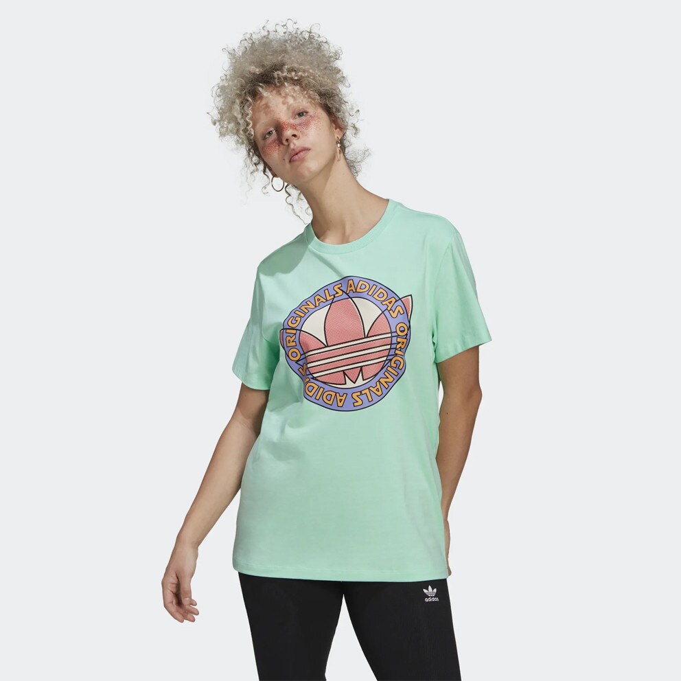 adidas originals t shirt women's green