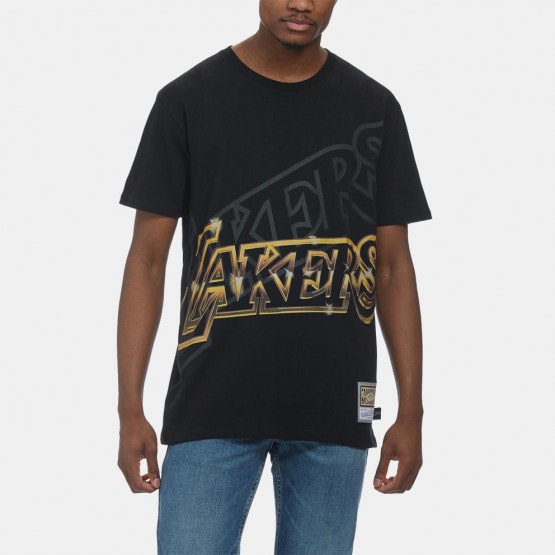 Mitchell & Ness Big Face Los Angeles Lakres Ανδρικό T-Shirt