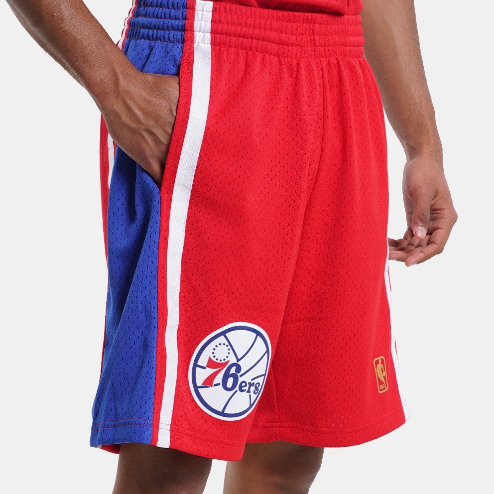 Mitchell & Ness NBA Philadelphia 76ers Road 1996-97 Swingman Men's Shorts