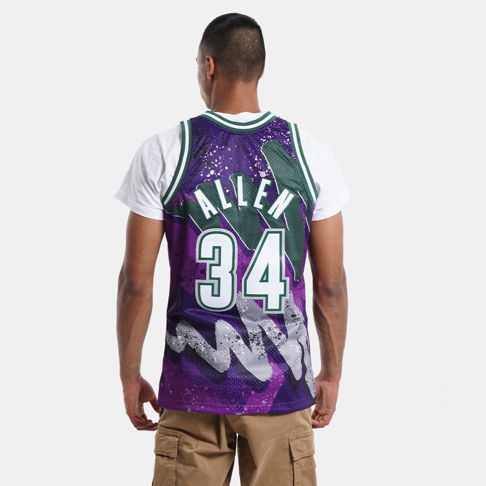 Mitchell & Ness NBA Ray Allen Milwaukee Bucks 2000-01 Hyper Hoops Swingman Jersey