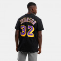 Mitchell & Ness Name & Number Magic Johnson os Anngeles Lakers Men's T-Shirt