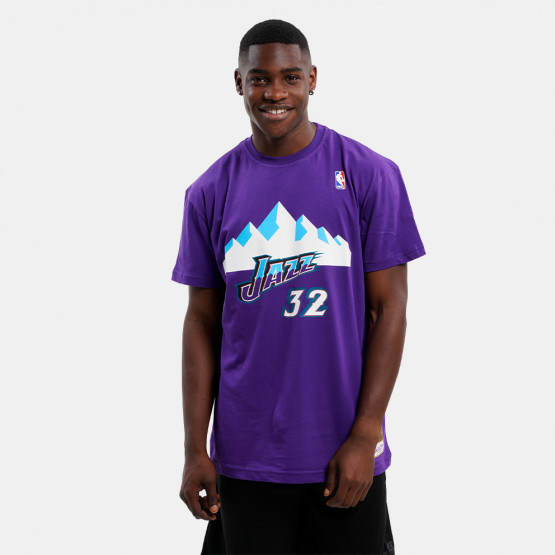 Mitchell & Ness Name & Number Karl Malone Utah Jazz Ανδρικό T-Shirt