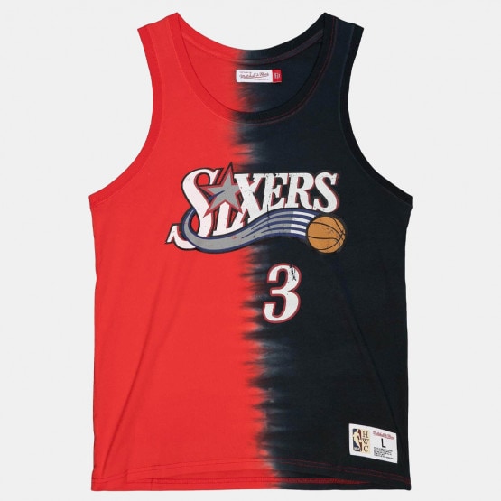 Mitchell & Ness Allen Iverson Philadelphia 76ers Tie-Dye Ανδρική Αμάνική Μπλούζα