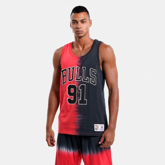 Mitchell & Ness Dennis Rodman Chicago Bulls Tie-Dye Ανδρική Αμάνική Μπλούζα