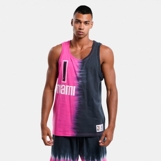 Mitchell & Ness Chris Bosh Miami Heats Tie-Dye Ανδρική Αμάνική Μπλούζα