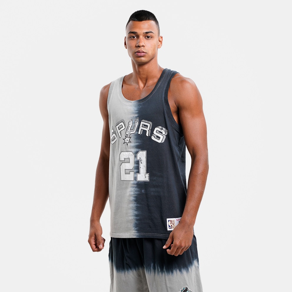 Mitchell & Ness Tim Duncan San Antonio Spurs Tie-Dye Ανδρική Αμάνική Μπλούζα