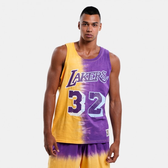 Nike Mens Lakers Team DNA Tank - Mens Purple/Yellow Size L