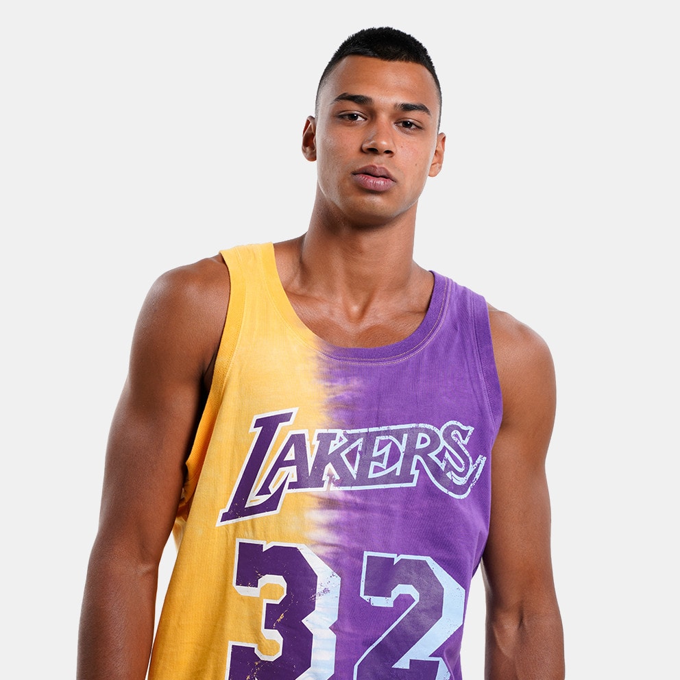 Mitchell & Ness Magic Johnson Los Angeles Lakers Tie-Dye Men's Tank Top