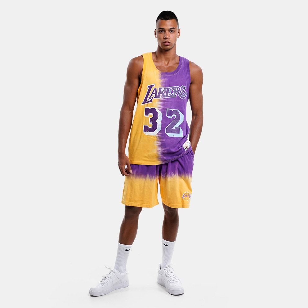 Mitchell & Ness Magic Johnson Los Angeles Lakers Tie-Dye Men's Tank Top