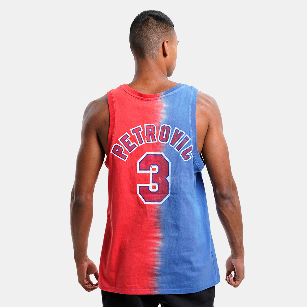 Mitchell & Ness NBA New Jersey Nets Dražen Petrović Tie-Dye Men's Tank Top